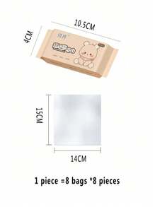 64/128/192/384 Wet Wipes Portable Mini Wet Wipes, Conveniently Carried For Household And Travel Use, Extraction-Type Cleaning Wipes