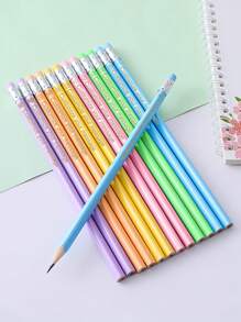 6/12/30/60/120/240 Pcs Customized Engraved Name & Logo Pencils | Pastel Color HB Wooden Pencils With Erasers | Personalized Student Birthday, Christmas, Wedding, Bridal Shower Gifts | Bulk Classroom, Office, Art Supplies (Back To School/Valentine's Day/Corporate Gifts) School Supplies (Textbook Marking/Homework Writing/Exam Filling) | Teacher's Day Gifts + Nurse Medical Records + Wedding Guest Favors | Student Exclusive