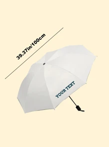 Parapluie personnalisé imprimé avec logo/lettre/nom pour enfants, idéal pour la commerciale, l'ouverture de l'entreprise, les petits cadeaux, les cadeaux de rentrée scolaire pour les enfants