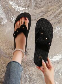 女士凉鞋、女士拖鞋、女士人字拖、女士沙滩鞋、舒适优雅的女鞋、时尚轻便的 EVA 女士编织鞋底拖鞋、防滑沙滩凉鞋、时尚户外和海滨凉鞋、易穿平底鞋、室内外凉鞋，多种颜色可选