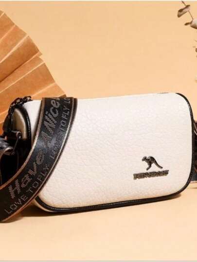 Bolsa Feminina De Couro Sling Para Mulher Mão Beg