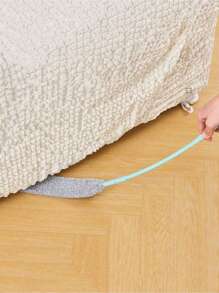 Cleaning Feather Duster, Floor Feather Duster With Telescopic Handle, Foldable Microfiber Head, Washable Cleaner, Furniture Bottom Duster For Home, Office, Car, Ceiling Fans, Shelves, Under Furniture, And Tight Spaces