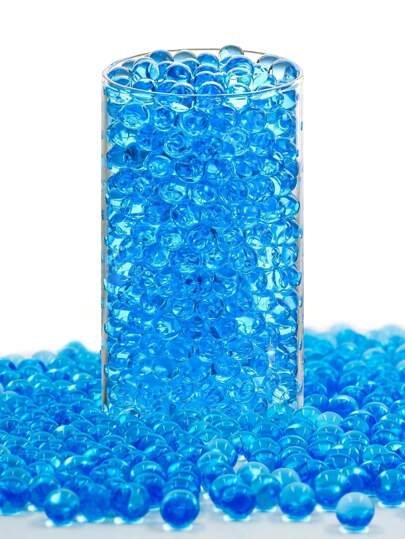 100,000pcs 7-8mm Gel Beads, Absorbent Water Pearls For Vase Filler, Christmas Decoration, Wedding Centerpiece Decor, Birthday Decoration, Floating Candle, Planting, Floral Decor, Gifts