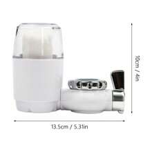 HaroldDol ABS Wasserfiltersystem Reinigen Leitungswasserfilter Kochen Wasserhahn-Filter - Weiss - Übersicht 2