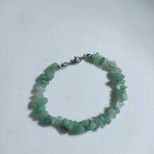 Pulseira de quartzo verde natural pedra da saúde - Verde - Visão 1