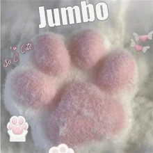 1 件超柔软大猫爪捏软蜡玩具坐立不安挤压玩具，非常适合节日礼物、小礼物装饰可爱有趣......（毛绒猫爪） - 彩色 - 查看 7