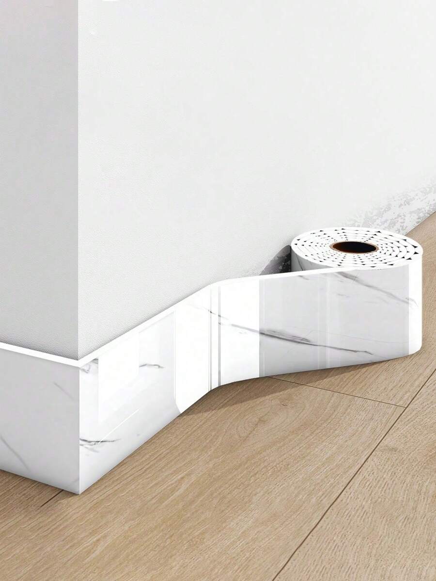 1pc 5 Meters Long Self-Adhesive 3d Three-Dimensional Waistline Ceiling Decorative Strip Wall Stickers Border Waterproof Skirting TV Background Frame Room Decor Home Decor Wall Decor Bathroom Decor Bedroom Decor Room Decoration Stuff Living Room Decor House Decor Home Decor Living Room Wall Art Wall Paper Wallpaper Kitchen Accessories Kitchen Kitchen Items Kitchen Decor Floor Tiles Flooring Floor Tiles Self Adhesive Floor Tiles Peel Stick