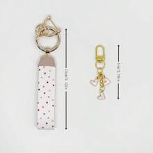 Inicia tu viaje de la suerte: El corazón simboliza la suerte y la belleza. Que este llavero empiece tu viaje de la suerte.