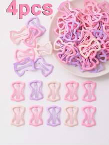 100 piezas/50 piezas/20 piezas/10 piezas/4 piezas Clips de pelo metálicos con estilo de niña linda, clips de pelo de colores clásicos de moda con efecto dopamina, adecuados para la vida diaria, flequillo, moño, decoración de estilo, hermosos clips de pelo de regalo para niña, para todas las temporadas, color aleatorio.