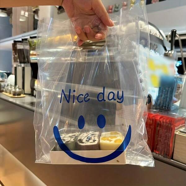 Aproximadamente 50 piezas de bolsas de horneado y snacks gruesas y esmeriladas, bolsa transparente para postres, sushi para llevar y regalos, suministros de exhibición y empaque para fabricación de joyas