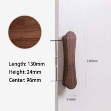 北欧木质厨柜拉手抽屉实木家具木门抽屉旋钮橱柜拉手家具把手