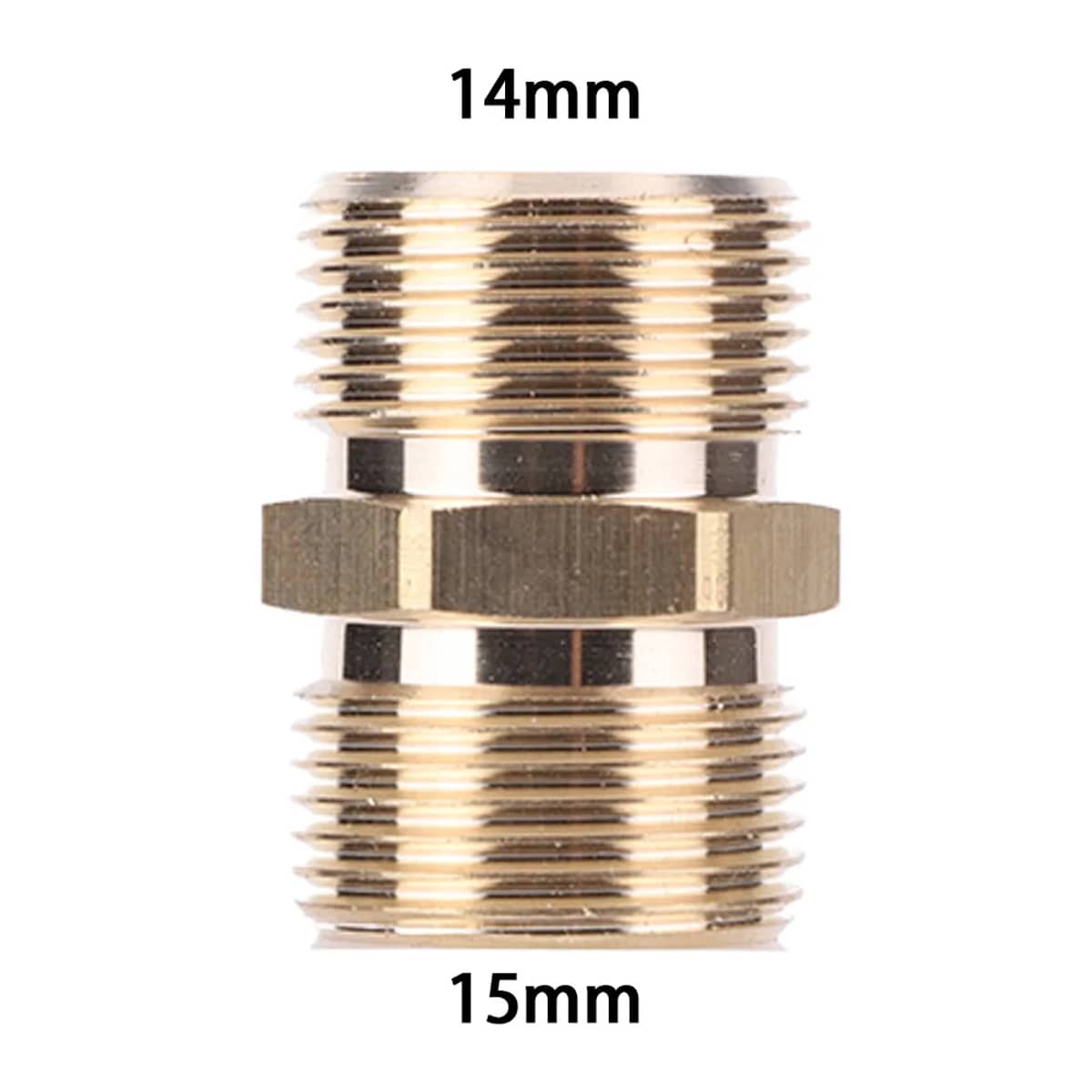 High Pressure Washer Hose Extension Connector M22 14/15mm THRsead Male Female Adapter High Pressure Washer Swivel Joint Connector