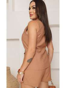 Tailoring Set Vest And Shorts Winter Fashion