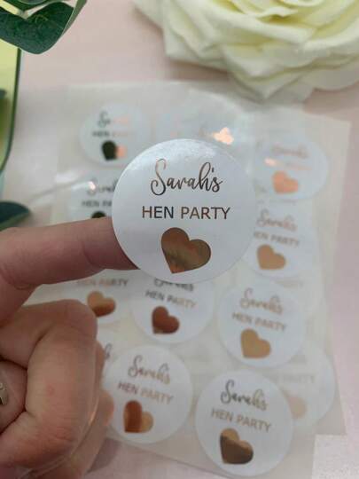 30/60/120/200Pcs Personalised Baby Shower Foiled Stickers. Party Stickers. Thank You Stickers. Wedding Stickers. Every Day Stickers., Multi-Functional, Ornamental, Reusable, Exquisite, Stylish, High-Quality, Colorful, Modern, Custom, Personalized, Unique, Ideal Gifts For Him, Tea Room, Home, Garden, Office, For Anniversaries, For Valentine's Day, For Mother's Day, For Birthdays, For Father's Day, For Graduation, For Weddings, For Housewarming, Home Decor, Home Decor, Back To School Fashion