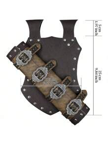 1 Pieza Rana de espada medieval, Funda de espada vintage de la Edad Media, Funda ajustable de mercenario caballero para Halloween