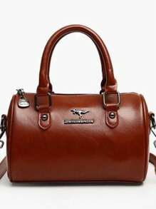 Beautiful Women Shoulder Bag Fashion High Quality Soft Leather Stylish Elegant - 鏽棕色 - 查看 1