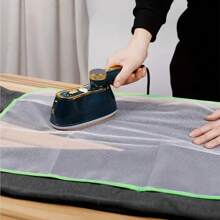 1 pieza Paño resistente al calor para planchar, protege la ropa de las planchas calientes, tejido resistente a altas temperaturas y paño de planchar antillama