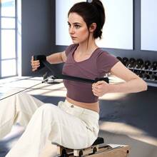 LAT Pulldown Attachment Set T-Bar V-Bar Pulley Cable Attachments - Black - View 2