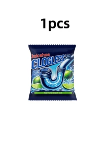 10pcs Powerful Unclogging Drain Cleaner For Kitchen Sinks, Toilets & Bath Drains - Dissolves Hair, Grease, Soap Scum Instantly | Prevents Blockages | Pipe-Formula - Powdery - View 8