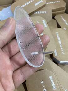 Tablero de esmerilado de pie de vidrio nano ovalado transparente de 9 cm para eliminación de callosidades. La lima de uñas de 9 cm es adecuada para el cuidado y mantenimiento diario de manos y pies