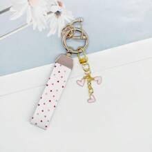 Inicia tu viaje de la suerte: El corazón simboliza la suerte y la belleza. Que este llavero empiece tu viaje de la suerte.