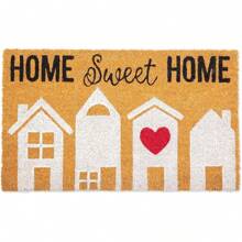DII Heavy Duty Coir Doormat With Nonslip Vinyl Backing, Welcome Mat Outdoor Entry Way & Front Porch Décor, Beach House, 17x29 Doormat 30 X 18 Inch Valentine's Day Welcome  Door Mat Red  Non-Slip Rug For Indoor Outdoor Home Bathroom Decor - Home Sweet Home With Heart - View 1