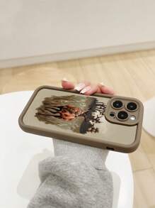 1 个卡通鹿图案 UV 涂漆防滑防摔哑光 TPU 手机壳，兼容 iPhone 16/16+/16Pro/16Pro Max、iPhone 15/15+/15Pro/15Pro Max、iPhone 14/14+/14Pro/14Pro Max、iPhone 13/13Pro/13Pro Max、iPhone 12/12Pro/12Pro Max、iPhone 11/11Pro Max、iPhone X/XS/XR/XS Max