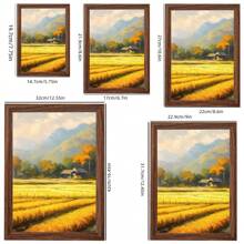 3 sztuki klasycznych drewnianych ramek do zdjęć, 5x7, 6x8, 8x10, A4, A3 cale poziome ramki do montażu na ścianie, dekoracyjne ramki dla ojców, odpowiednie do dekoracji domu, biura i imprezy, diamentowe wiszące ramki artystyczne, prezenty na urodziny, dzień matki, dzień ojca, nowy rok, wielkanoc