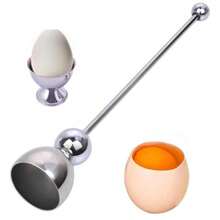 Cortador em Aço Inox Abridor Tampa Corte de Casca De Ovos Cru ou Cozido Top de Linha - Aço Inox - Visão 10