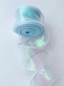4.0cm/1 Roll About 10 Meters, Colorful Fishtail Yarn Ribbon Ribbon Ribbon Flower Packaging Ribbon Diy Packaging With Colorful Lace Ribbon, Gift Decoration Ribbon, Bag Flower Ribbon, Mother's Day Flower Decoration/Festive Atmosphere Decoration Ribbon, Life Decoration Ribbon, Party Decoration Ribbon