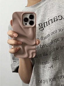 Set de 3 fundas de teléfono con diseño ondulado elegante y minimalista compatibles con 11, 11 Pro, 11 Pro Max, 12, 12 Pro, 12 Pro Max, 13, 13 Pro, 13 Pro Max, 14, 14 Pro, 14 Plus, 14 Pro Max, 15, 15 Pro, 15 Plus, 16, 16 Pro, 16 Pro Max, 16 Plus