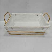 1 pièce Panier de rangement ajouré pour fruits, organisateur de bureau, support à pain, articles ménagers