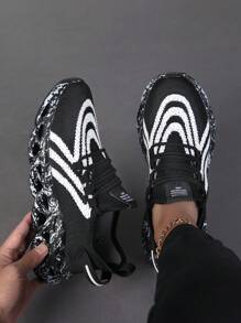 Teenagers' Fashion Sneakers Unisex Casual Sports Running Shoes, Breathable Mesh Versatile Design