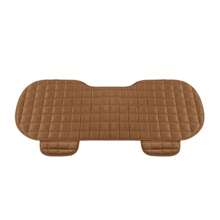 Car Seat Cover Front Rear Flocking Cloth Cushion Non Slide Winter Auto Protector Mat Pad Keep Warm Universal Fit Truck Suv Van