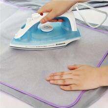1 pieza Paño resistente al calor para planchar, protege la ropa de las planchas calientes, tejido resistente a altas temperaturas y paño de planchar antillama