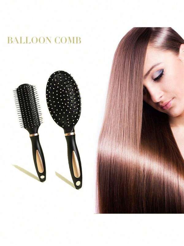 Set de peignes pour les hommes et les femmes à usage domestique, comprenant un peigne de massage, un peigne démêlant et un peigne à dents larges