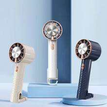 1 Pc Rechargeable 2000mAh Portable Handheld Mini Fan With 3 Speeds - Multicolor - View 1