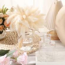 1/2/3/4/6pcs Plastic Flower Vases, Bulk, Suitable For Dining Table Decor; 4.7 Inch Hyacinth Avocado Flower Vases, Bulk; Small Bulb Flower Containers, Suitable For Wedding Banquet Hall Dining Table Decor, Home Decor, Room Decor, Vases, Glass Vases - Clear - View 4