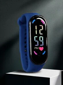 1 pièce Montre numérique étanche à écran tactile LED pour femmes, parfaite pour un usage quotidien et les sports