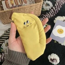 1buc mini geanta multifunctionala in forma de banana, mini geanta de depozitare, pentru depozitarea castilor, actului de identitate, geanta de depozitare pentru schimbare, cea mai buna zi de nastere, ziua indragostitilor, cadou de Craciun pentru femei/ea! - Multicolor - Vizualizare 9
