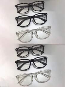 3pcs Round Transparent Fashion Sunglasses For Men, Suitable For Indoor/Outdoor Use, Outdoor Travel, Casual Sun Protection Accessories, Beach Accessories, Looks Stylish With Sweaters, Jackets, Hoodies, Leather Pants And Cargo Pants, Suitable For Summer Sun Protection, Beach Vacation, Outdoor Sports, Party, Self-Driving, Fishing, Cycling, Shopping And Taking Photos