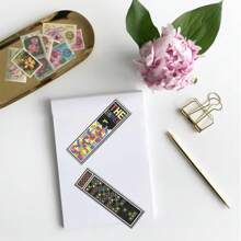 6pcs Pixel Game Themed Cross Stitch Bookmarks DIY Art Set - Includes 6 Printed Cross Stitch Fabrics, Sufficient Threads, Stitching Tools (Random Color) And English Instructions - Suitable For Sewing Beginners And Crafters - Cross Stitch Decoration, Holiday Gift