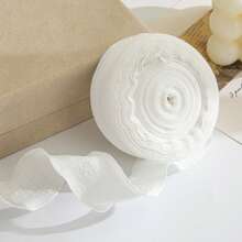 10 Yards Floral Bouquet Decoration Ribbon With Wavy Ruffles, Bows, Streamer Accessory For Gifts - Multicolor - View 3