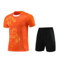 2 piezas Conjunto personalizado de jersey de fútbol para niños preadolescentes - Camiseta de manga corta con nombre del equipo personalizado, número y logotipo impreso + Pantalones cortos para uso deportivo y de uso casual en primavera/verano