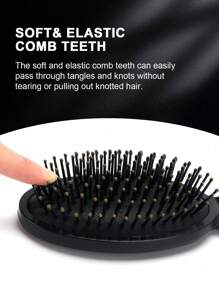 Set de peignes pour les hommes et les femmes à usage domestique, comprenant un peigne de massage, un peigne démêlant et un peigne à dents larges