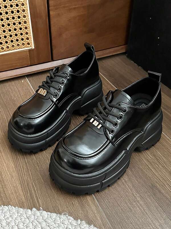 1 Pair Casual Leather Shoes, Versatile Spring New Arrivals