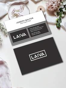 Customized Business Cards, Matte Finish Paper, 200pcs, Personalized With Logo And Image, For Business, Thank You And Invitation Cards,Multi-Functional,Ornamental,Reusable,Modern,Colorful,Cute,Vintage,Cartoon,Workers,Clients,Students,For Business/Work/Office,For School,Back To School,School Supplies,School Supplies,Back To School,School Gift,For Office,For School,For Classroom,For Teacher Gifts,For University,For Colleague,For Dorm Rooms,For Teacher,For Boys And Girls,For Teenagers,Junior High School Students,Middle School Students,High School Senior High School Students,College Students,University Students,Freshman,Sophomore,Underclassmen,Season Picks,Office & School Supplies,Customized Greeting Cards - Multicolor - View 4