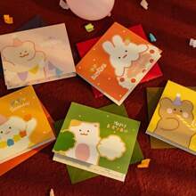 1 Piece, 3D Birthday Cake Greeting Card With Envelope - Birthday Wishes, Suitable For Various Occasions - Wishing Card Suitable For Family And Friends, Simple Style, Congratulations And Celebration Card - Multicolor - View 7