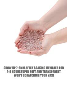 100,000pcs 7-8mm Gel Balls, Absorbent Water Beads Suitable For Vase Fillers, Christmas Decor, Wedding Center Pieces, Birthday Decoration, Floating Candles, Planting, Floral Displays, Gifts