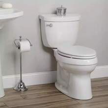 BEMIS Adjustable Slow Close Toilet Seat, Front Round Design In White - Never Loosens For Enhanced Stability And Comfort - Mặc định - Xem 2